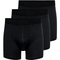 ONLY & SONS Boxershorts ONSFITZ BAMBOO BOXER LOGO 3-PACK NOOS (Packung, 3-St)