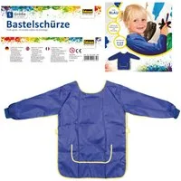 Idena Malschürze Idena 611183 - Bastelschürze für Kinder von 5 bis 6 Jahren mit langen