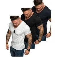 Amaci&Sons T-Shirt 3. PATERSON Herren T-Shirts 3er-Pack (3er-Pack) Herren Basic Oversize T-Shirt mit V-Ausschnitt