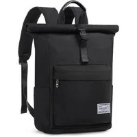 TAN.TOMI Cityrucksack Rolltop Rucksack Damen Herren, Rucksack Laptop Tasche 15,6 Zoll (Damen Herren weit öffenbar, Rolltop Rucksack wasserdicht), Backpack Daypack für Schule,Fahrradfahren,Freizeit und Reise