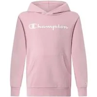 Champion Kapuzensweatshirt Kinder Kapuzen-Sweatshirt mit Script-Logo Hellgrau