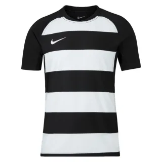 Nike - T-Shirt für Herren, Rundhalsausschnitt, Rugby, Raglanärmel (Schwarz/Weiß)