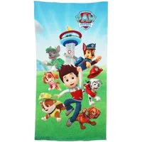 PAW PATROL Strandtuch Paw Patrol Chase Ryder Jungen Mikrofaser Badetuch 70x140 cm