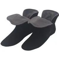 RAIKOU Hausstiefel Hüttenschuhe Stoppersocken für Damen Herren und Kinder  Hausschuh (aus Miro Fleece Super Flauschige) mit ABS und Rutschfester Sohle