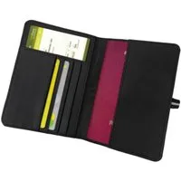 Leicke Organizer RFID-/NFC-Blocker Reisepass-Hülle / Organizer