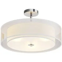 Lindby Deckenleuchten Pikka, Weiß IP20, 3 x 11 W LED