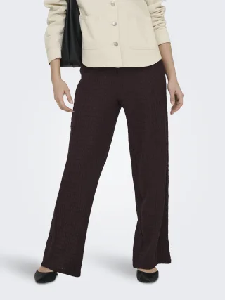 ONLY - ONLILSE PANT STRUCTURE JRS NOOS Deep Mahogany - Gr. - L