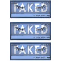 Catrice Bandwimpern Faked 3/4 Pre-Cut Lashes, Set, 3 tlg., mit natürlichem Effekt