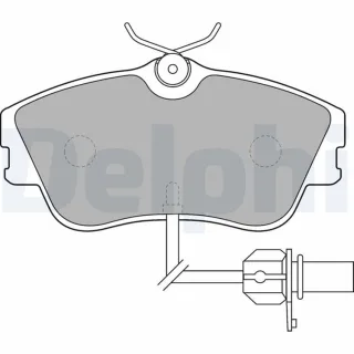 Delphi Bremsbel?ge vorne VW Transporter T4 PR Nr. 1LP LP1542