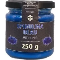 Imkerei BienenLie.be Honig Spirulina Blau mit Honig - mild & cremig, 250g, 1 x 250 g, 1 St. (Cremiger Brotaufstrich mit Honig & Frucht)