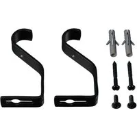 Liedeco Träger, Gardinenstangen, (Set, 2-St), für Gardinenstangen Ø 20 mm