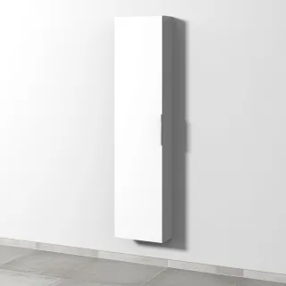 Sanipa 3way Hochschrank mit 1 Tür, Weiß-Soft UM16443