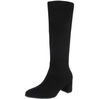 Ital-Design Eleganter Stiefel für Damen mit hohem Absatz, vielseitig einsetzbar Stiefel (90152988) Blockabsatz Stiefel in Schwarz