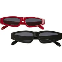 URBAN CLASSICS Sonnenbrille Urban Classics Unisex Sunglasses Lefkada 2-Pack