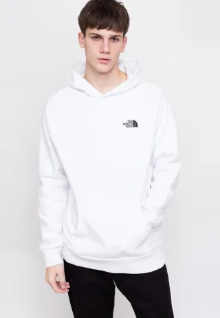 The North Face Mens Reglan Red Box Hoodie in weiß