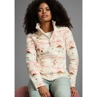 KangaROOS Fleecejacke aus weichem Fleece-Material, bedruckte und gemusterte Optik