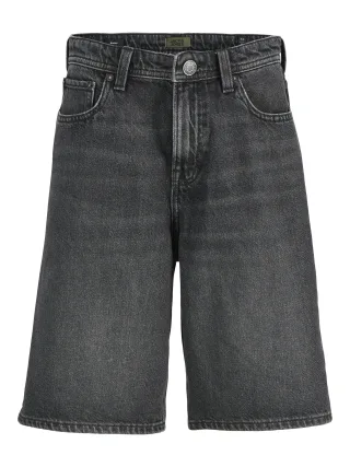 JACK&JONES - JJIALEX JJORIGINAL SHORTS SQ 175 SN JNR Black Denim - Gr. - 176