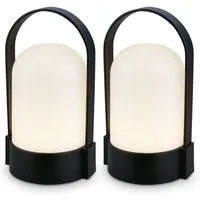 Briloner Leuchten Tischleuchte 7544025B, LED fest integriert, 3000K - Warmweiß