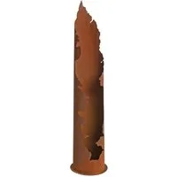 ESTEXO Dekosäule Pflanzsäule Edelrost 120 cm Rostsäule Gartendeko Rost Säule Garten