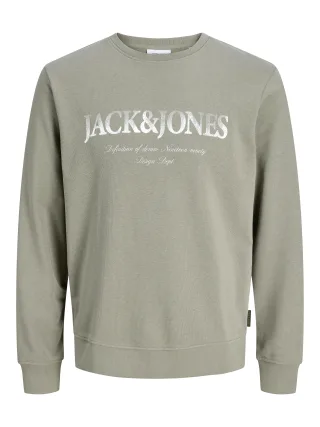 JACK&JONES - JJDEVIN DAYTONA PRINT SWEAT CREW NECK - Gr. - L