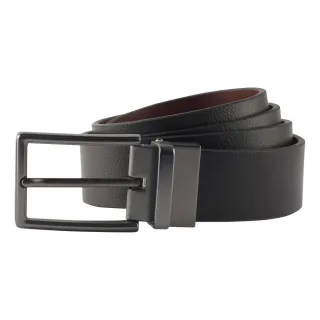 Asquith & Fox Herren Zwei-Wege-Ledergürtel (Schwarz/Braun)