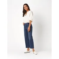 TONI Weite Jeans Jenny 7/8 mit sportivem Gummibund