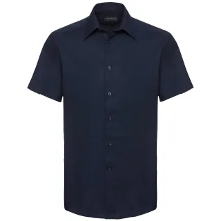 Russell Collection - "Oxford" Hemd Pflegeleicht für Herren (Leuchtend Navy-Blau)