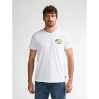 Petrol Industries T-Shirt CosmosAzul mit Rückenprint