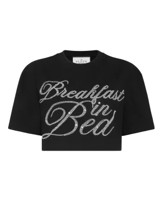 Cropped T-Shirt Breakfast In Bed Crystal