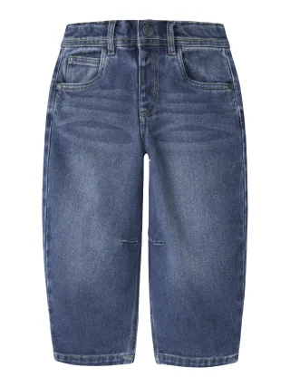 NAME IT - NMMBEN BARREL JEANS 8720-OM NOOS Medium Blue Denim - Gr. - 116