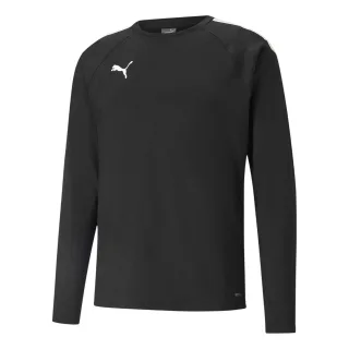 Puma - "TeamLIGA" T-Shirt für Herren, Langärmlig (Schwarz/Weiß)