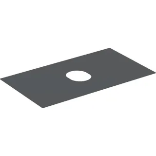 Geberit VariForm Abdeckplatte für Unterschrank f. Aufsatzwaschtisch mit einer Schublade B=90cm, lava 244677001