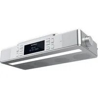 Karcher RA 2038D-S Küchen-Radio (DAB+, UKW (FM), 6 W, Unterbauradio mit DAB+ / UKW-Radio, Bluetooth, Leuchte & Timer)