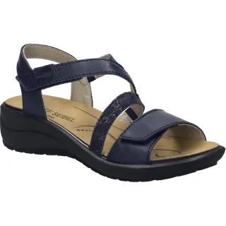 JOSEF SEIBEL Damen Sandale Annecy 12 in dunkelblau-kombi