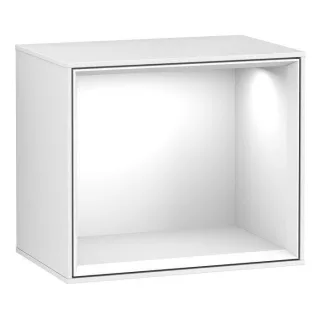 Villeroy und Boch Finion Regalmodul F580GFGF 41,8x35,6x27cm, Regal Glossy White, Glossy white lacquer