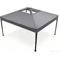 GarveeMore Faltpavillon 3x3m Pop Up Pavillon Wasserdicht Mit UV-Schutz UPF 50+ Für Garten, Verstärkte Stahlkonstruktion,Inkl. Tragetasche Mit Rollen 4 Sandsäcken
