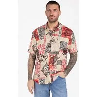 Key Largo Kurzarmhemd MSH KLTAHITI 1/2 allover printed (1-tlg)