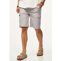 SOULSTAR Cargoshorts mit Stretchanteil Kurze Hose für Herren Sommershorts mit Elasthan-Anteil & Gummibund - Bermuda Regular-Fit