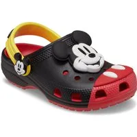 Crocs Mickey Mouse Classic Clog K Clog Sommerschuh, Hausschuh, Strandschuh mit schwenkbarem Fersenriemen
