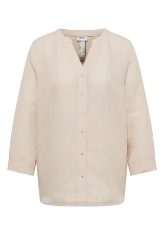 Cecil - 3/4-Arm Bluse aus Leinenmix beige - Gr. - M
