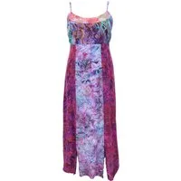 Guru-Shop Midikleid Boho Sommerkleid, luftiges Patchworkkleid in.. alternative Bekleidung
