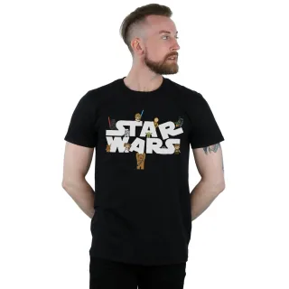 Star Wars - "Kiddie" T-Shirt für Herren (Schwarz)