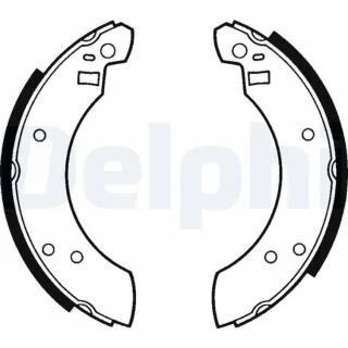 Delphi Bremsbacken hinten Ford Capri 2,8