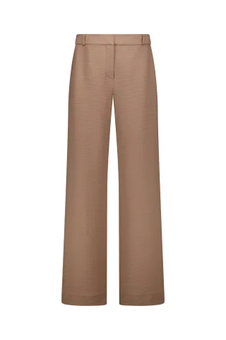 Studio Anneloes - Lexie waffle trousers latte - Gr. - S