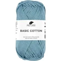 Pro Lana Pro Lana BASIC COTTON Baumwollgarn 50 g Häkelwolle, 125 m (Perfektes Baumwoll-Garn für leichte Pullover, Mützen und Accessoires), 50 g