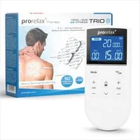 prorelax TENS-EMS-Gerät PRORELAX Elektrostimulationsgerät TENS/EMS Trio+ 10010 Reizstromgerät