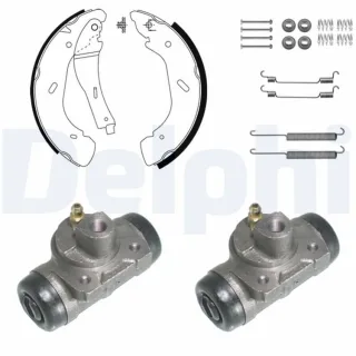 Delphi Bremsbacken vormontiert hinten Ford Transit 2,0 2,3 2,4