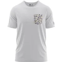FORSBERG T-Shirt T-Shirt mit Brusttasche im polygonen Design