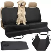 Purlov Hunde-Autositz Hundematte Hundeautositz, 600D Oxford-Gewebe, Schützt zuverlässig vor Feuchtigkeit, Schmutz und Haaren