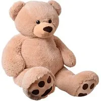 TE-Trend Kuscheltier XXL Riesenteddy 135cm großer Bär Teddybär Plüschbär (Für Kinder und Erwachsene), Ein flauschiger Riesenteddy
